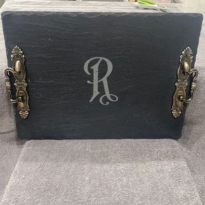 Personalized “R” - Cheese Board / Cutting Board/Serving Tray